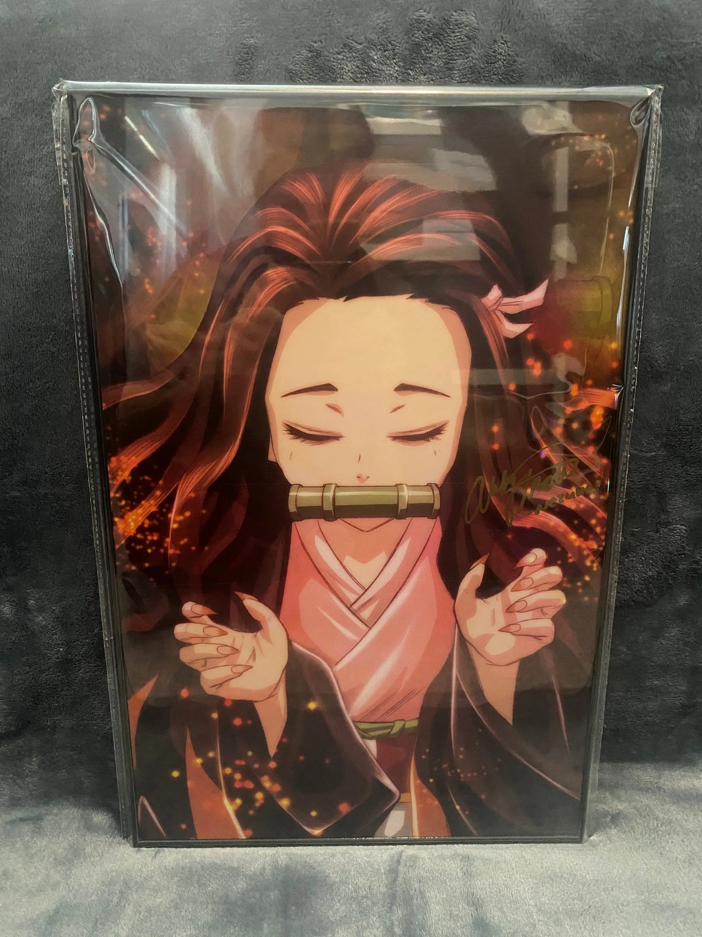 Frames Demon Slayer Nezuko 11x17 print Signed by Abby Trott