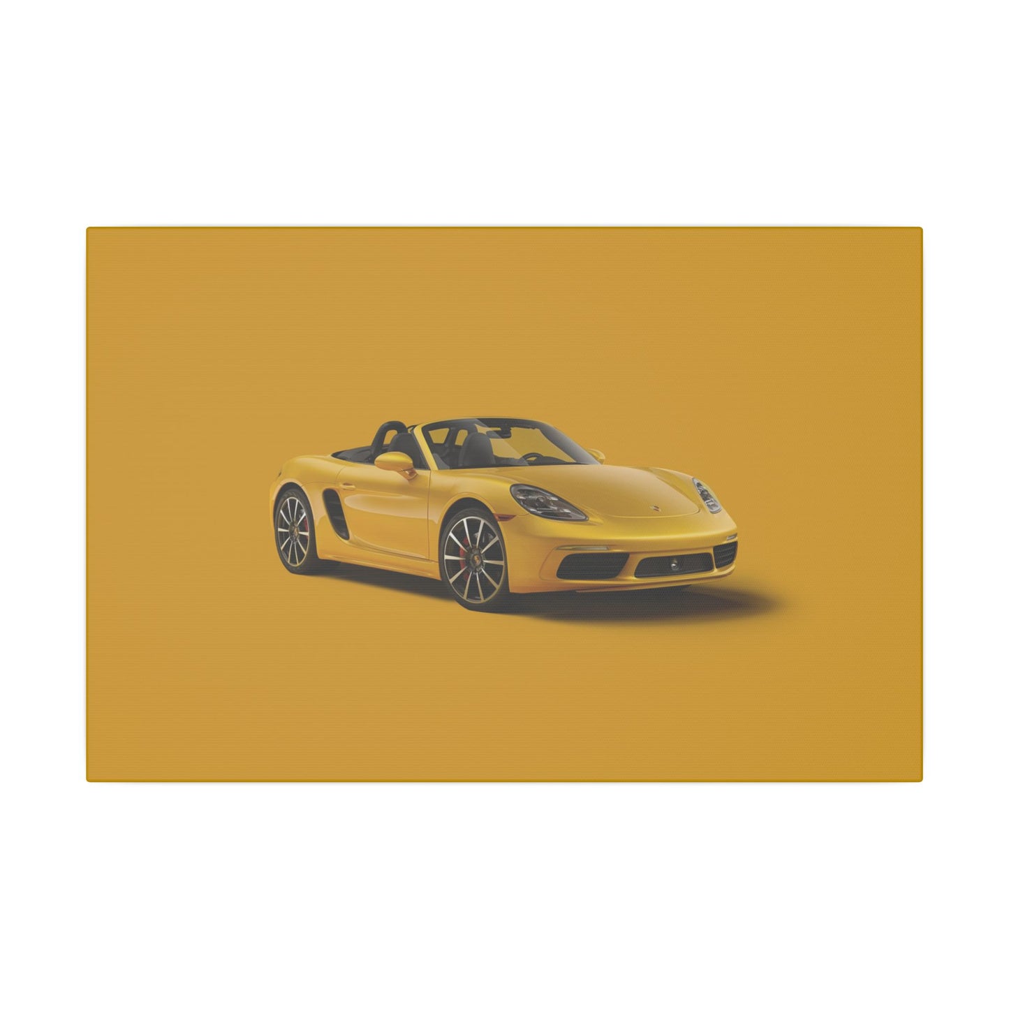 12x18 canvas print of Porsche 718 Boxster artwork — anime-inspired and ideal for car enthusiasts and collectors.