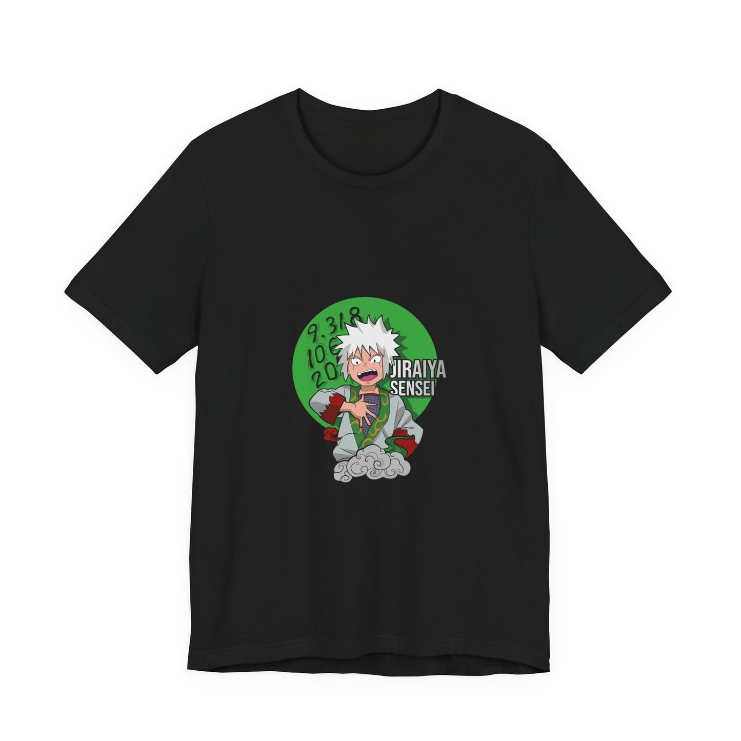 Alt: Toad Sage Sensei Anime Shirt on black, angled front view, anime streetwear by Snapping Turtle Gallery