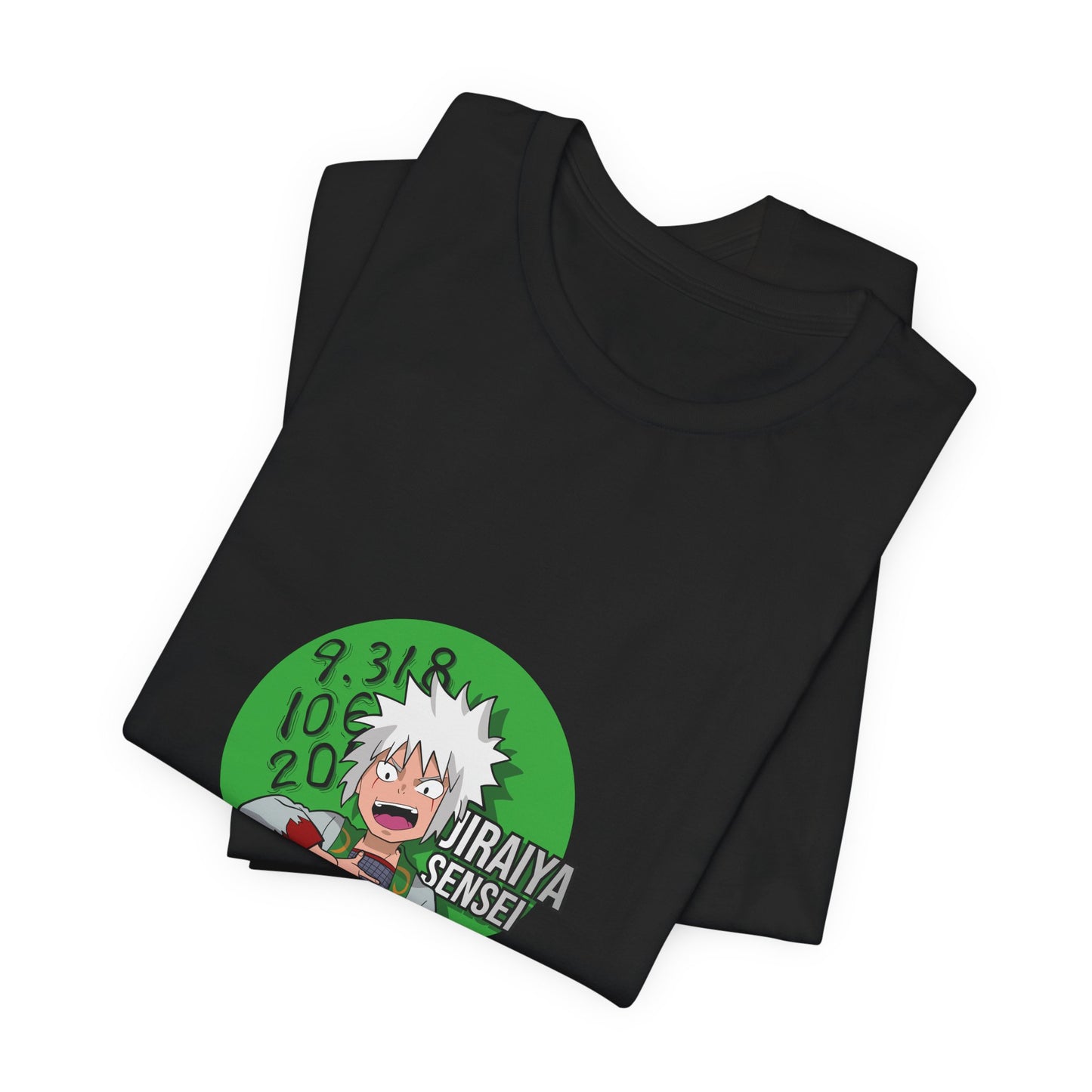 Alt: Toad Sage Sensei Anime Shirt on black, folded display, anime graphic tee by Snapping Turtle Gallery