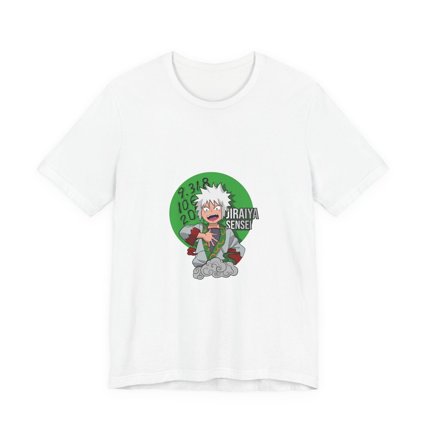 Alt: Toad Sage Sensei Anime Shirt on white, angled front view, anime streetwear by Snapping Turtle Gallery