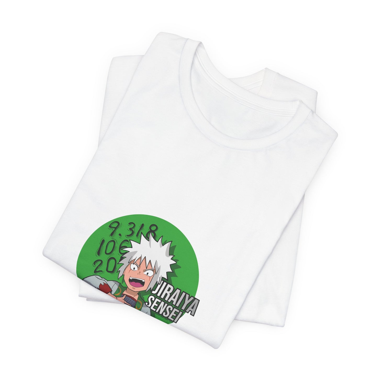 Alt: Toad Sage Sensei Anime Shirt on white, folded display, anime graphic tee by Snapping Turtle Gallery