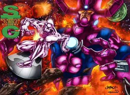 Silver Surfer and Galactus - Snapping Turtle Gallery