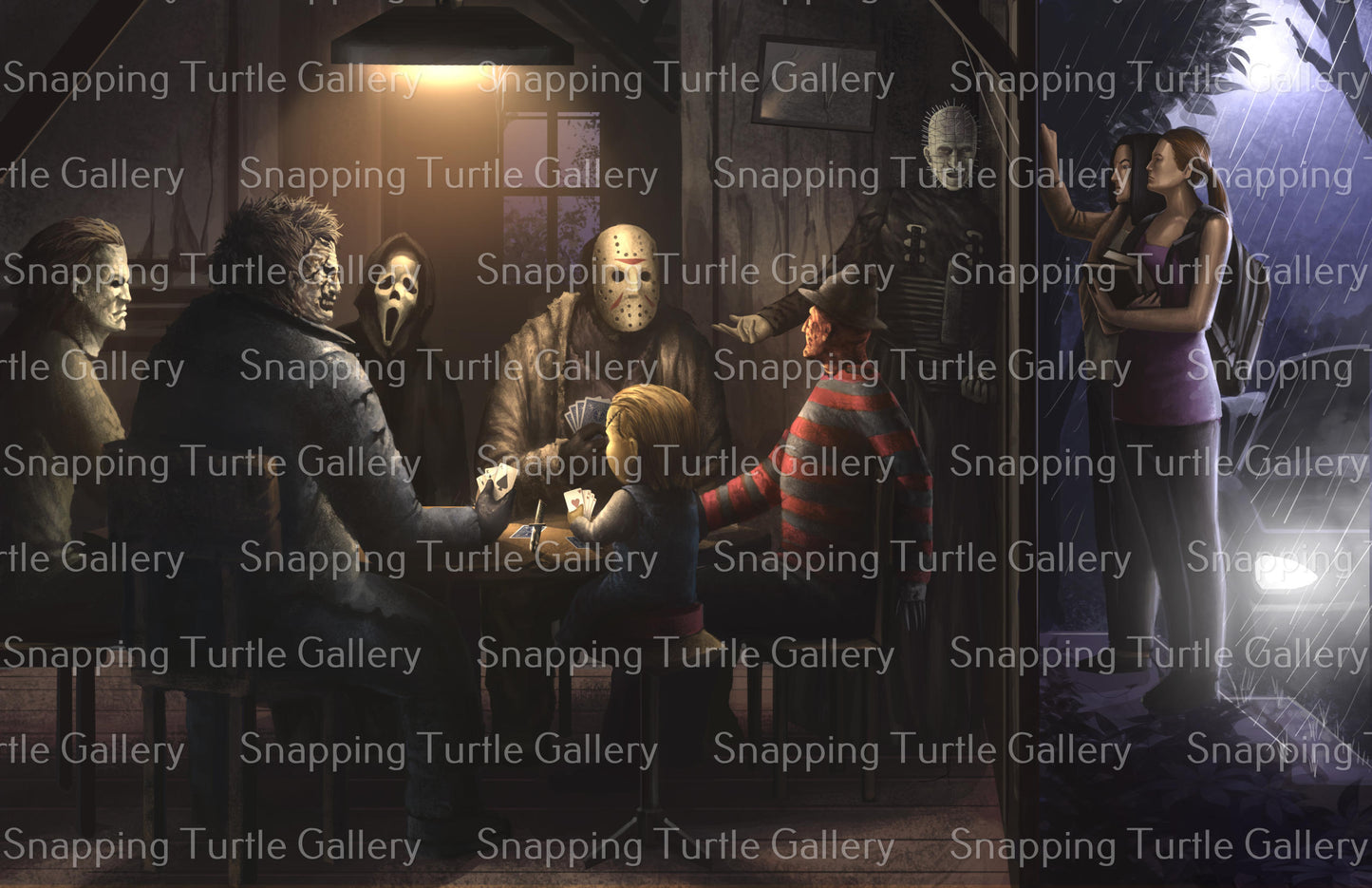 Halloween Poker Cabin Game - Snapping Turtle Gallery