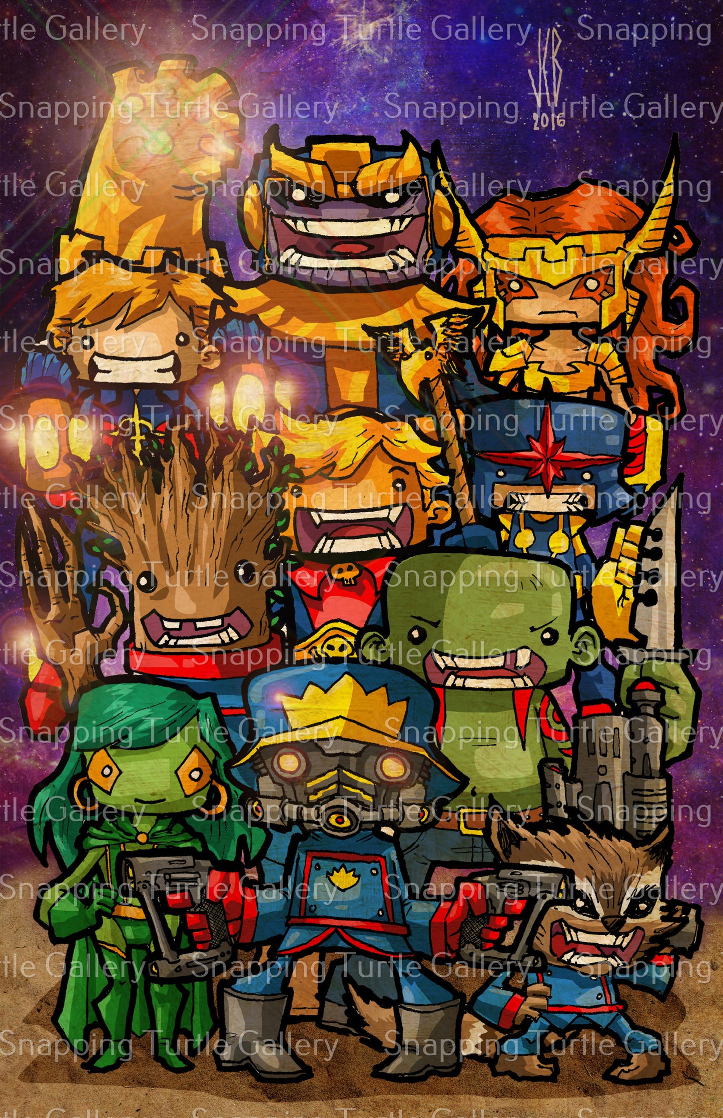 Gardinas of the Galaxy Chubbies - Snapping Turtle Gallery