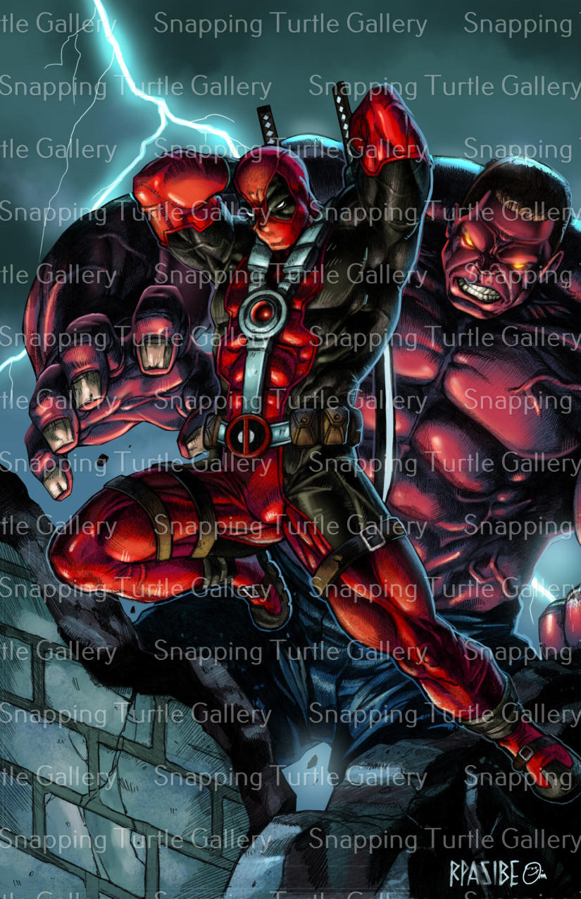 Red Hulk and Deadpool
