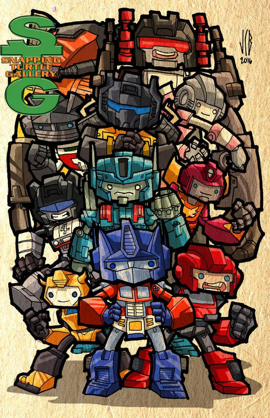 Transformers Optimus and the Autobots chubbies - Snapping Turtle Gallery