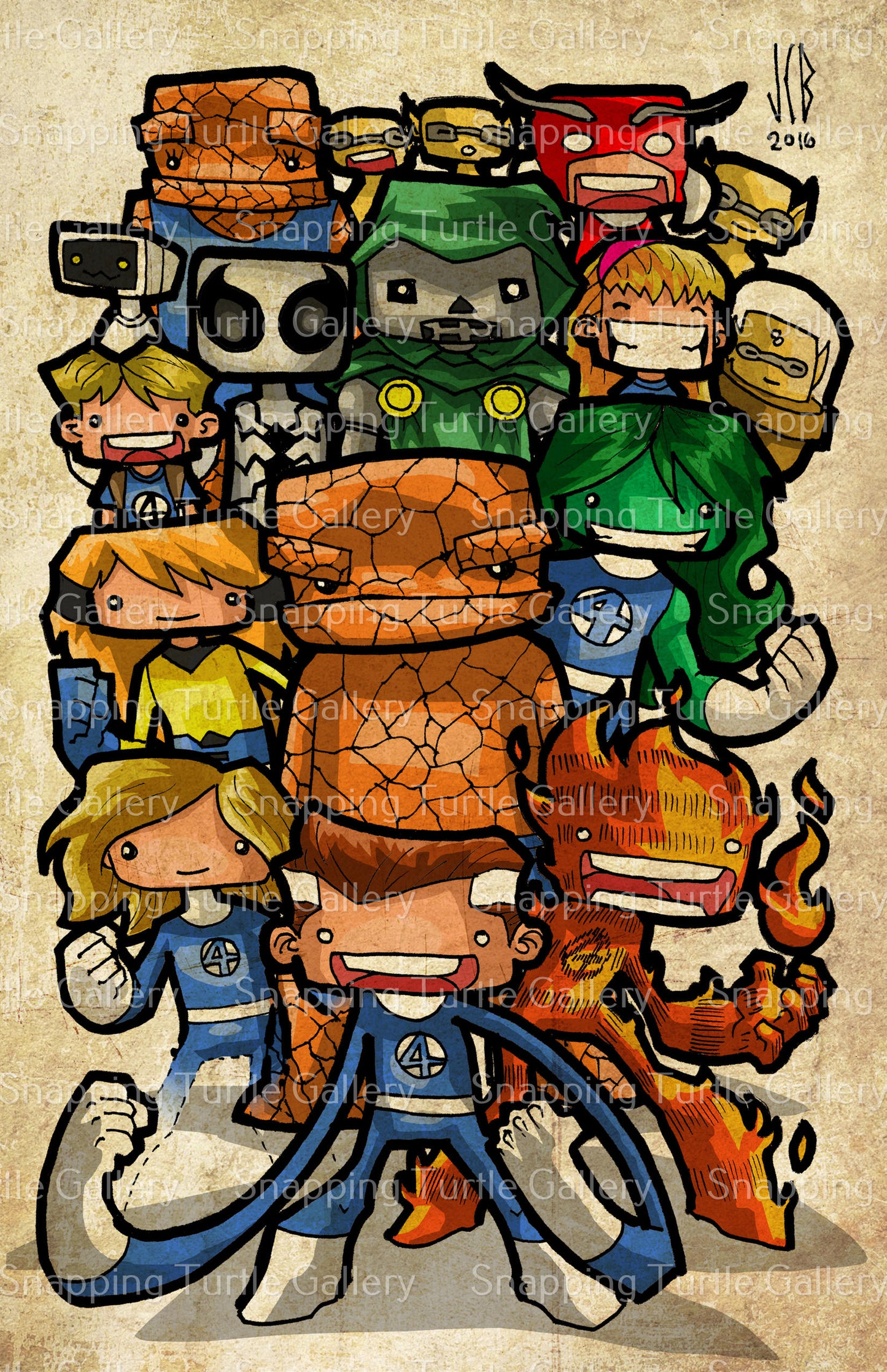 Fantastic Four Chubbies - Snapping Turtle Gallery