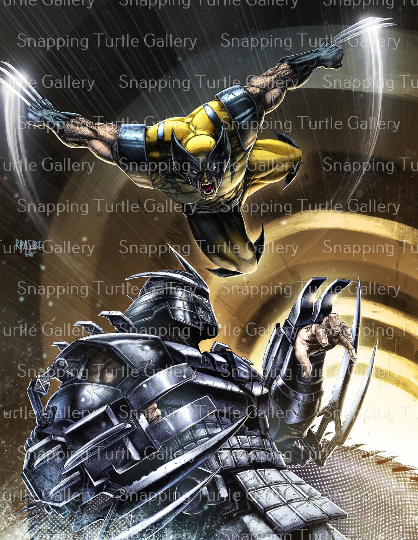 Battle of Claws Wolverine Vs Shredder