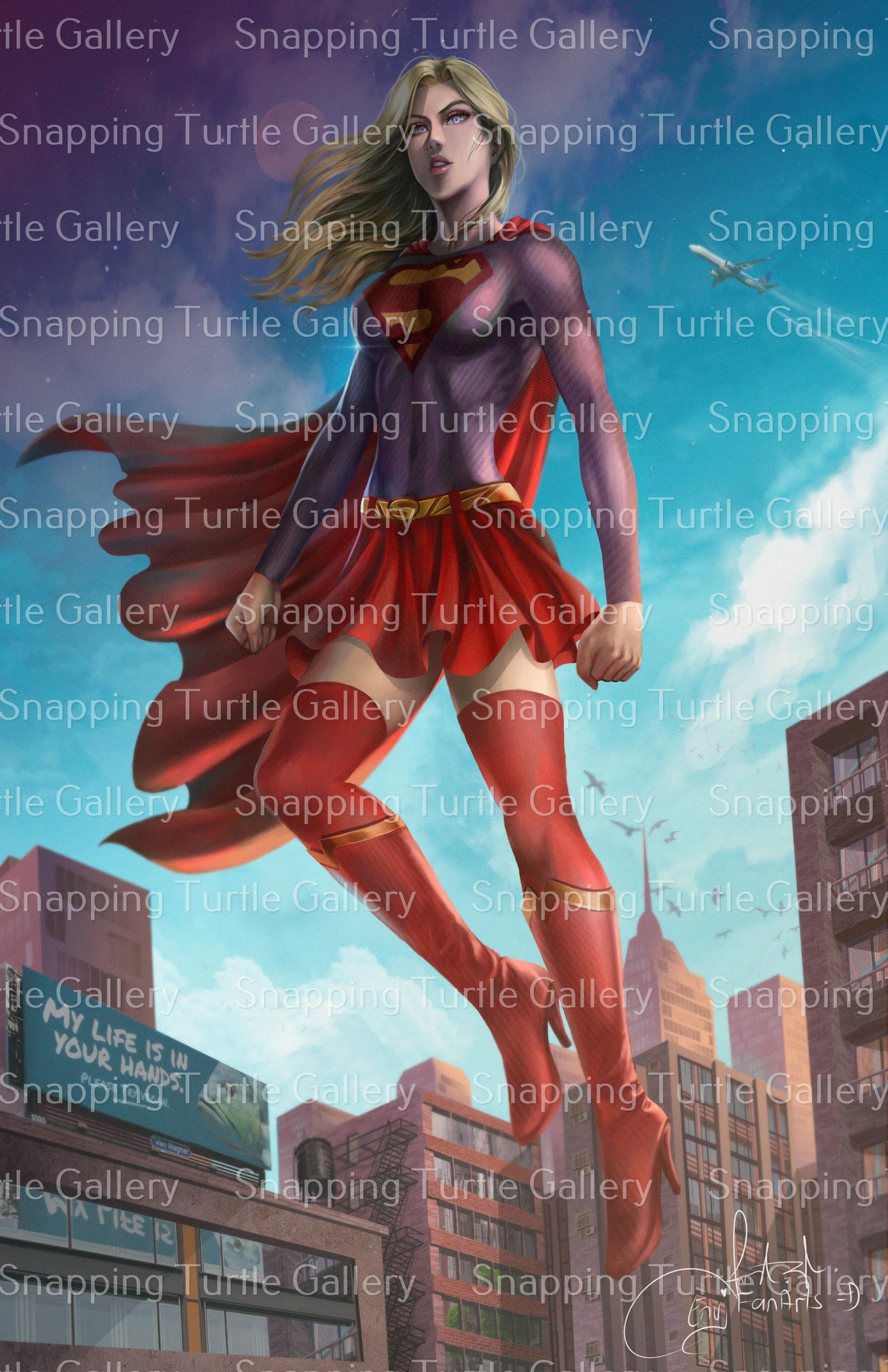 Supergirl Collaboration - Snapping Turtle Gallery
