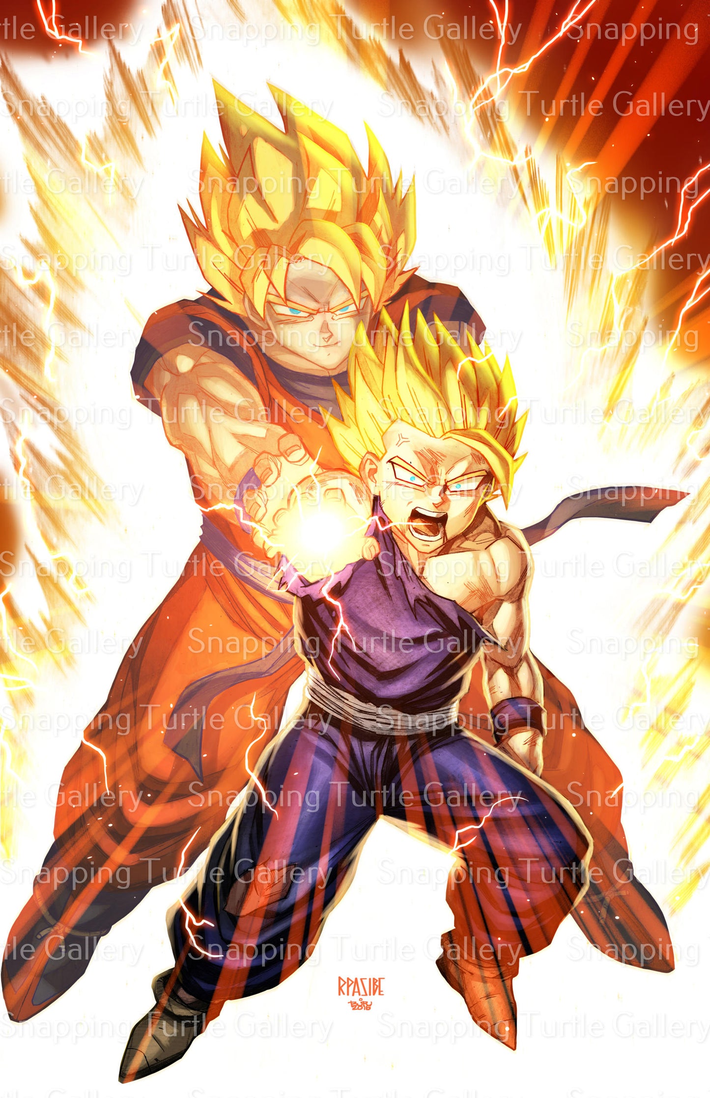 Gohan Vs Cell Father Son Blast - Dragon Ball Z - Snapping Turtle Gallery