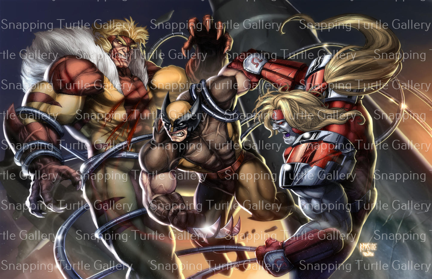Wolverine Vs Sabertooth - X-men - Snapping Turtle Gallery