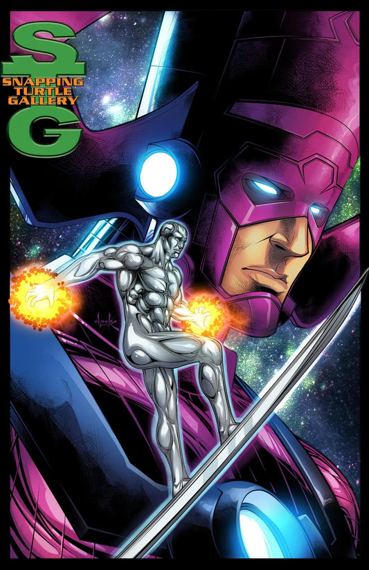 Silver Surfer and Galactus - Snapping Turtle Gallery