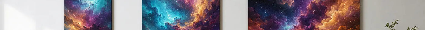 Relative scale of 12 by 18, 16 by 24, and 24 by 36 wall art