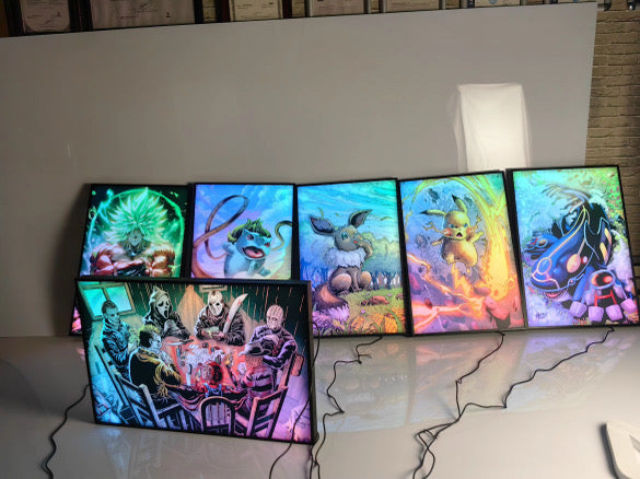 modern thin wall acrylic lightbox frames