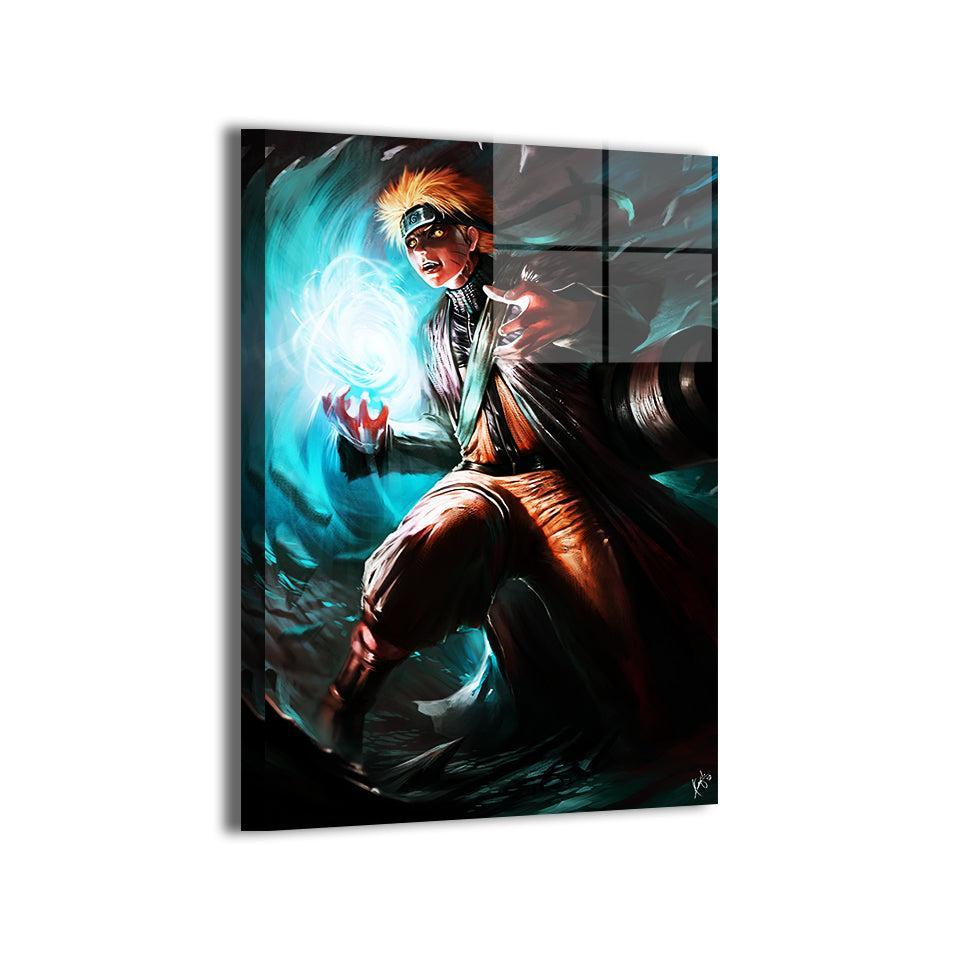 Rasengan Awakening Naruto Wall Art Ultra-HD Acrylic Print — Snapping Turtle Gallery