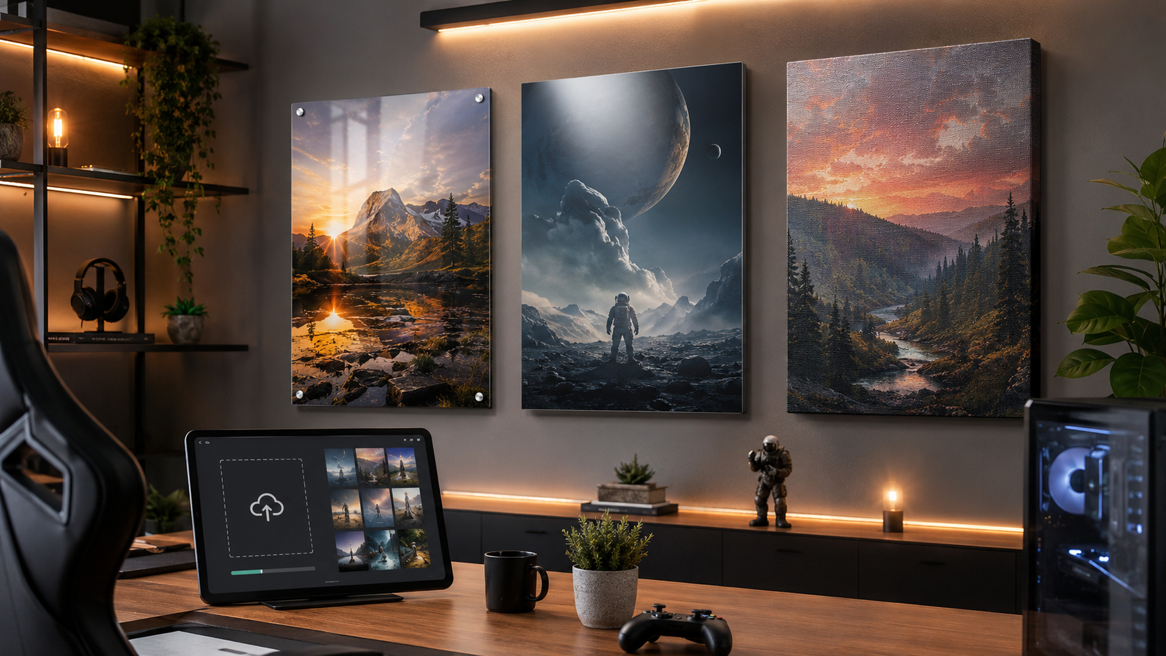 Canvas vs Metal vs Acrylic Prints: The Collector's Guide to Wall Art Materials