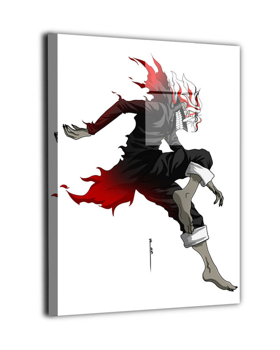 Dandadan canvas prints featuring Okarun by Emmanuel Centeno