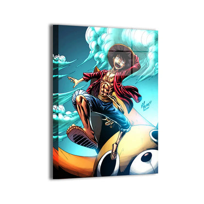 One Piece wall art featuring Luffy, Zoro, Nami and the Straw Hat Pirates in posters, canvas, metal, and acrylic prints
