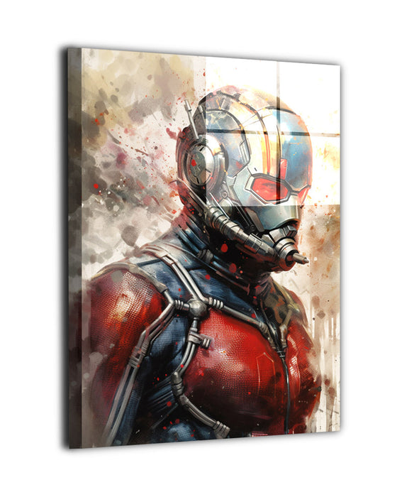 Ant-Man canvas prints featuring Scott Lang in his red and black suit