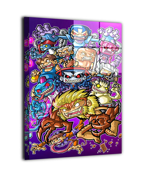 Brotherhood of Bedlam X-Men Villains metal wall art
