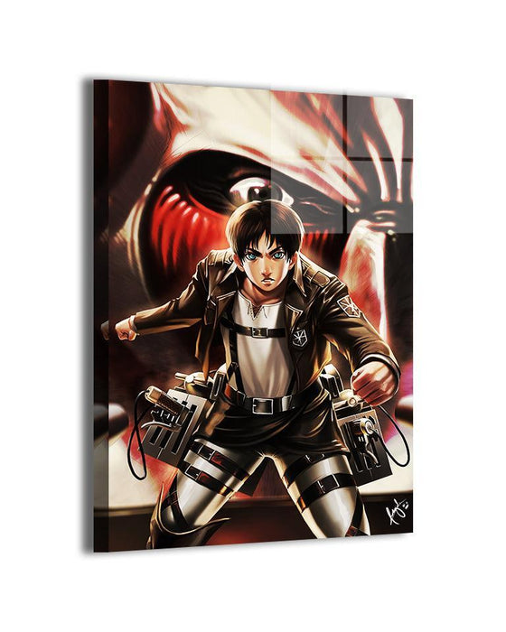 Eren Yeager Attack on Titan Wall Art | Acrylic, Metal & Canvas, Shop Eren Yeager Attack on Titan wall art by Wizyakuza (Ceasar). Ultra-HD Acrylic, HD Metal & Gallery Canvas. Fast US shipping. Ready to hang. Order today!, [-Snapping Turtle Gallery