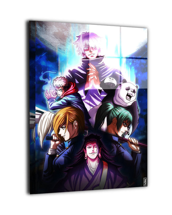 Jujutsu Kaisen Canvas Prints featuring Gojo, Yuji, Panda, Nobara, Maki and Geto