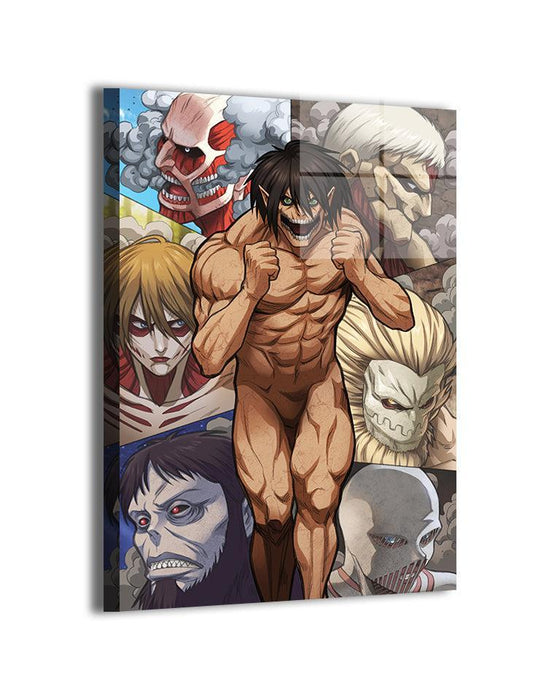 Attack on Titan Titans — Titans of Attack on Titan Wall Art artwork view by Ryan Pasibe