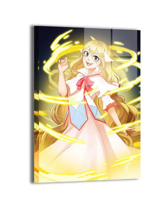 Fairy Tail wall art collection featuring Natsu, Lucy, Erza, Gray, and the Fairy Tail guild in posters, canvas, metal, and acrylic prints