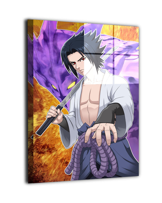 Sasuke Uchiha Canvas Prints featuring Susanoo from Naruto