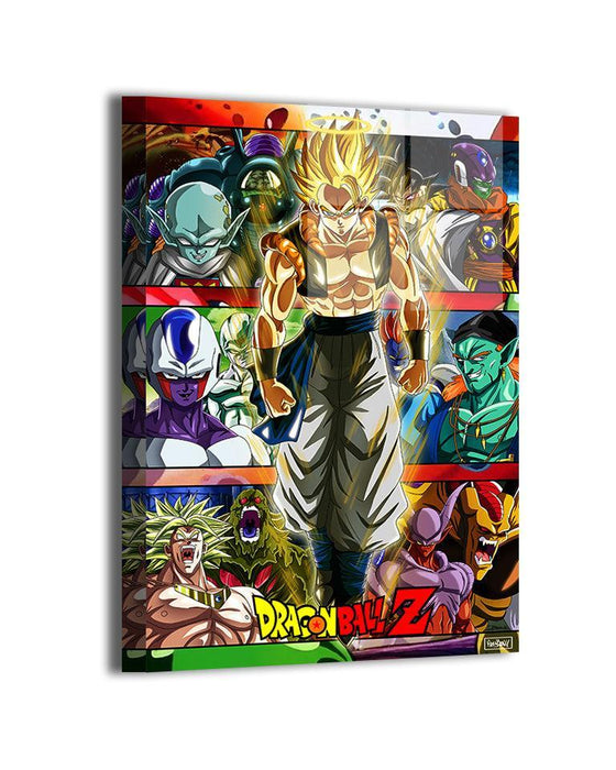 Goku & DBZ Villains Wall Art | HD Acrylic, Canvas, Metal Prints, Goku vs Dragon Ball Z villains anime wall art. 3mm Acrylic, Dye-Sub Metal & Gloss Canvas. Ready to hang. Buy 3 Get 1 FREE!, [-Snapping Turtle Gallery