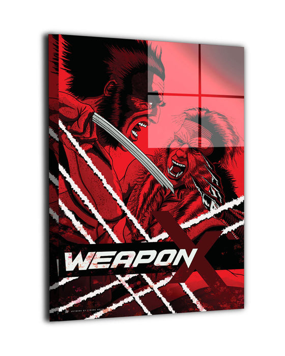 Wolverine Wall Art | HD Acrylic, Canvas, Metal Prints, Wolverine vs Sabretooth X-Men Marvel wall art. 3mm Acrylic, Dye-Sub Metal & Gloss Canvas. Ready to hang. Buy 3 Get 1 FREE!, [-Snapping Turtle Gallery