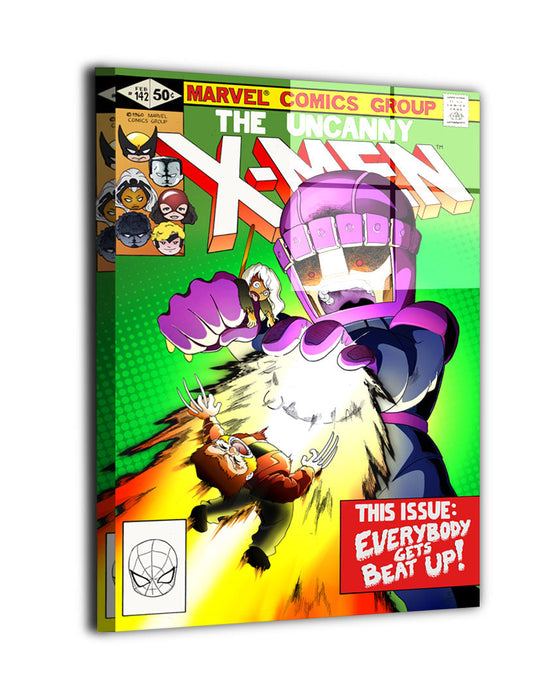 Chibi Heroes X-Men wall art — Marvel vertical print, image 1.