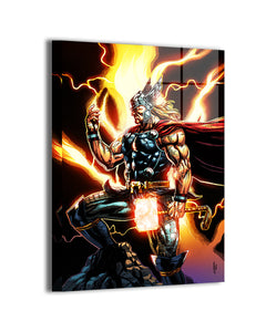Thor Art | Acrylic, Metal & Canvas