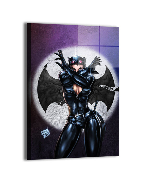 Catwoman canvas prints by R. Bue with colors by Martin