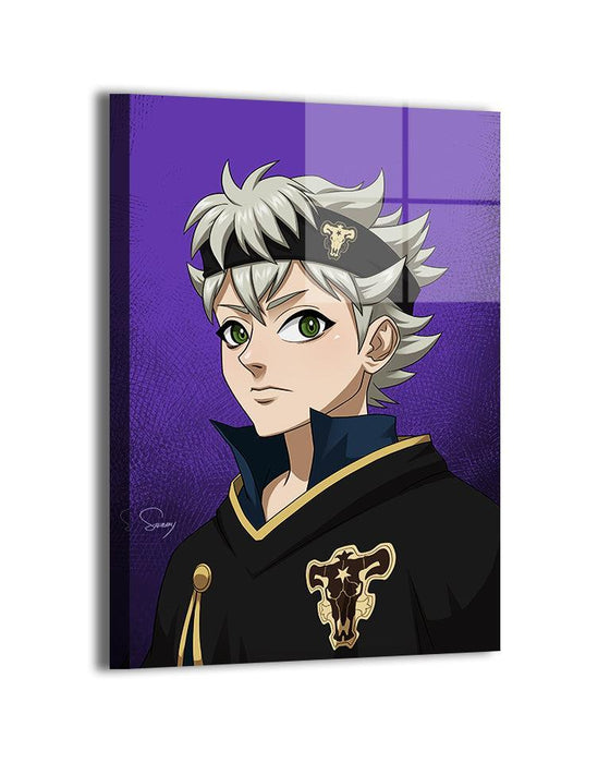 Black Clover canvas prints featuring Asta of the Black Bulls
