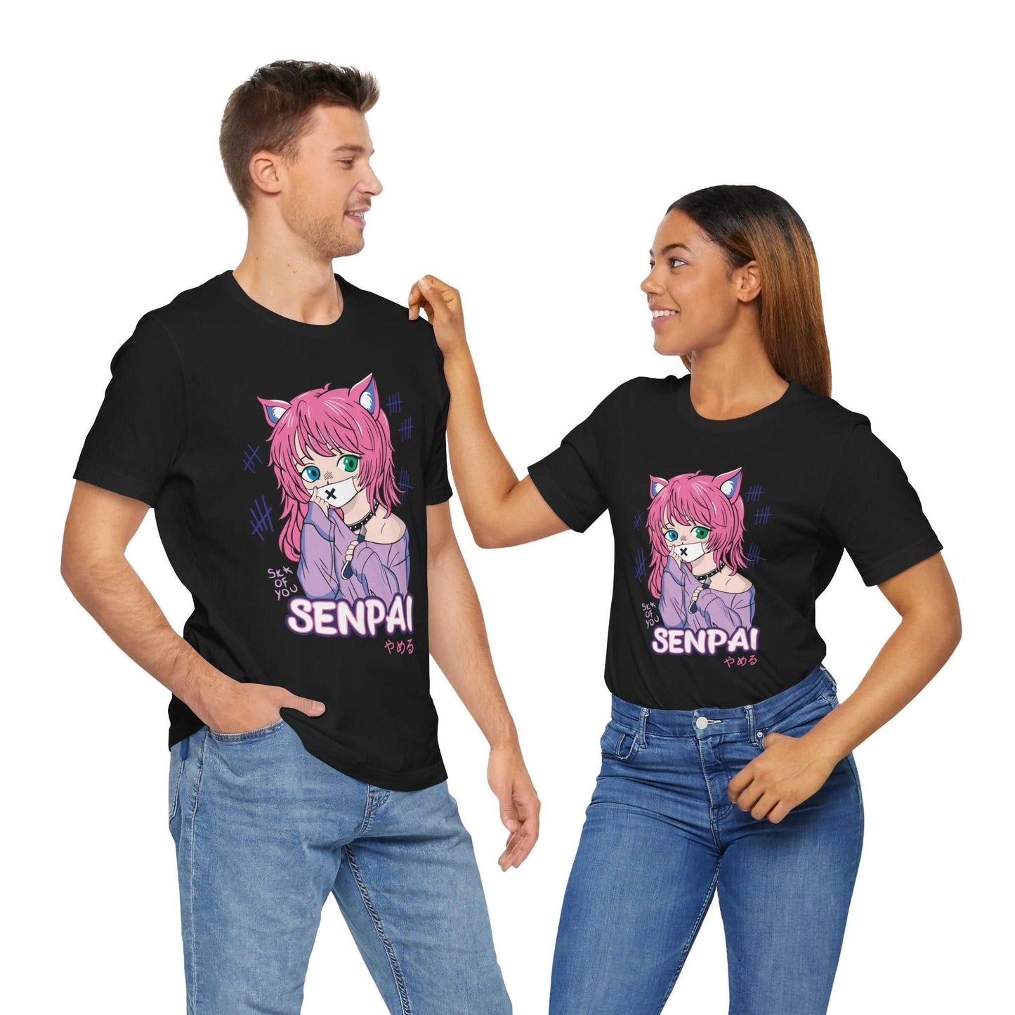 Senpai Cat Girl Shirt