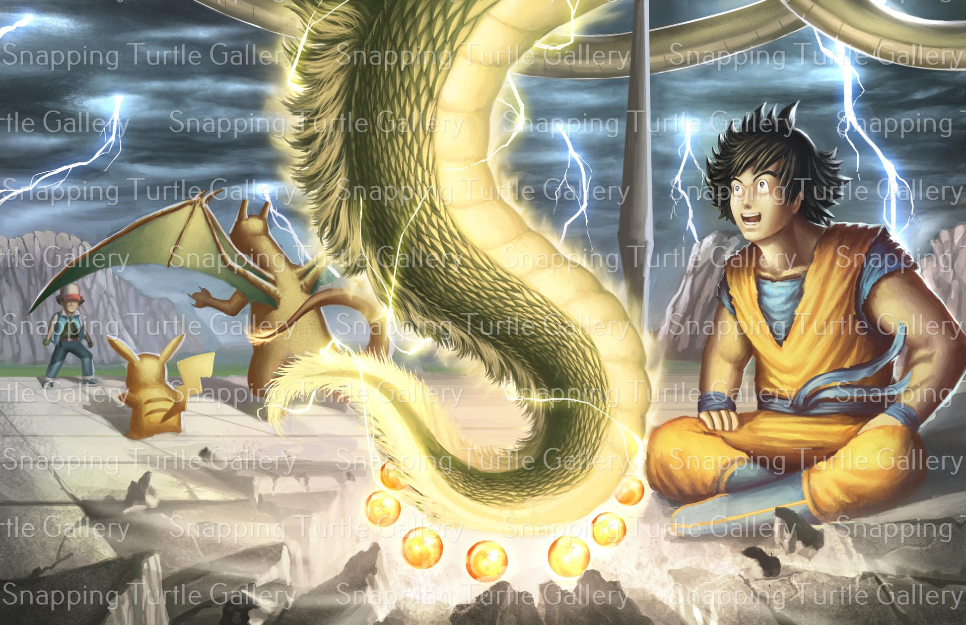Dragonball Z vs Pokemon Snapping Turtle Gallery