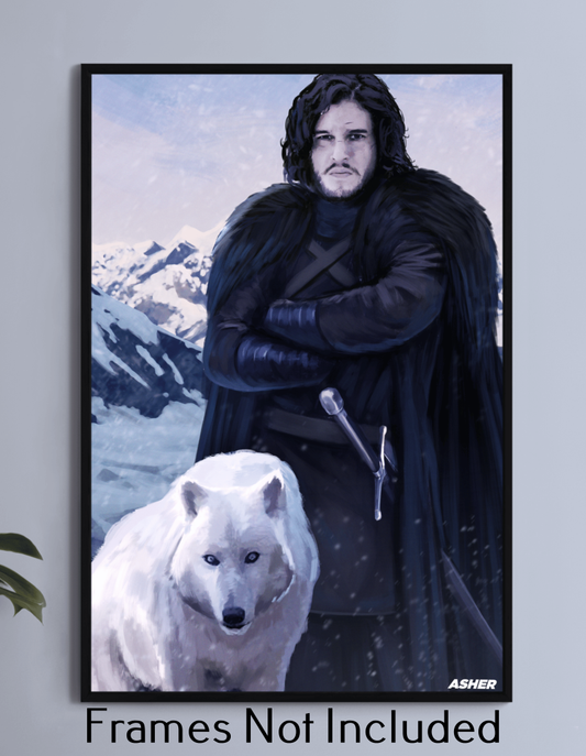Game of Thrones Jon Snow Wall Art