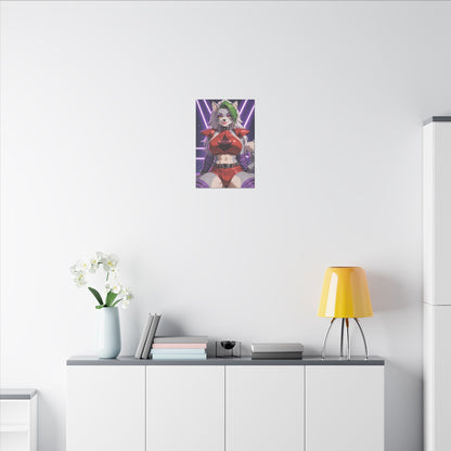 Sexy Roxanne Wolf Wall Art on premium canvas, acrylic, and metal – front view featuring Roxanne Wolf from Five Nights at Freddy’s