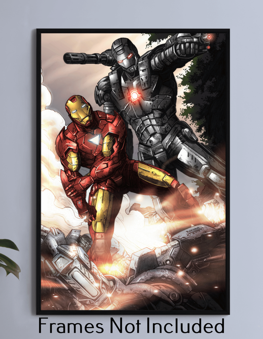 IronMan and War Machine Wall Art