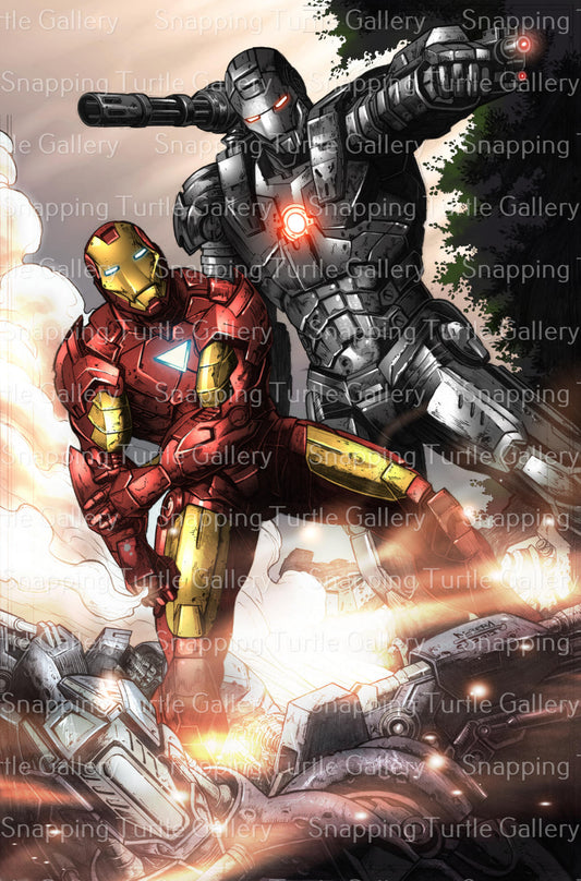 Iron Man and War Machine Abrera Maganye Snapping Turtle Gallery