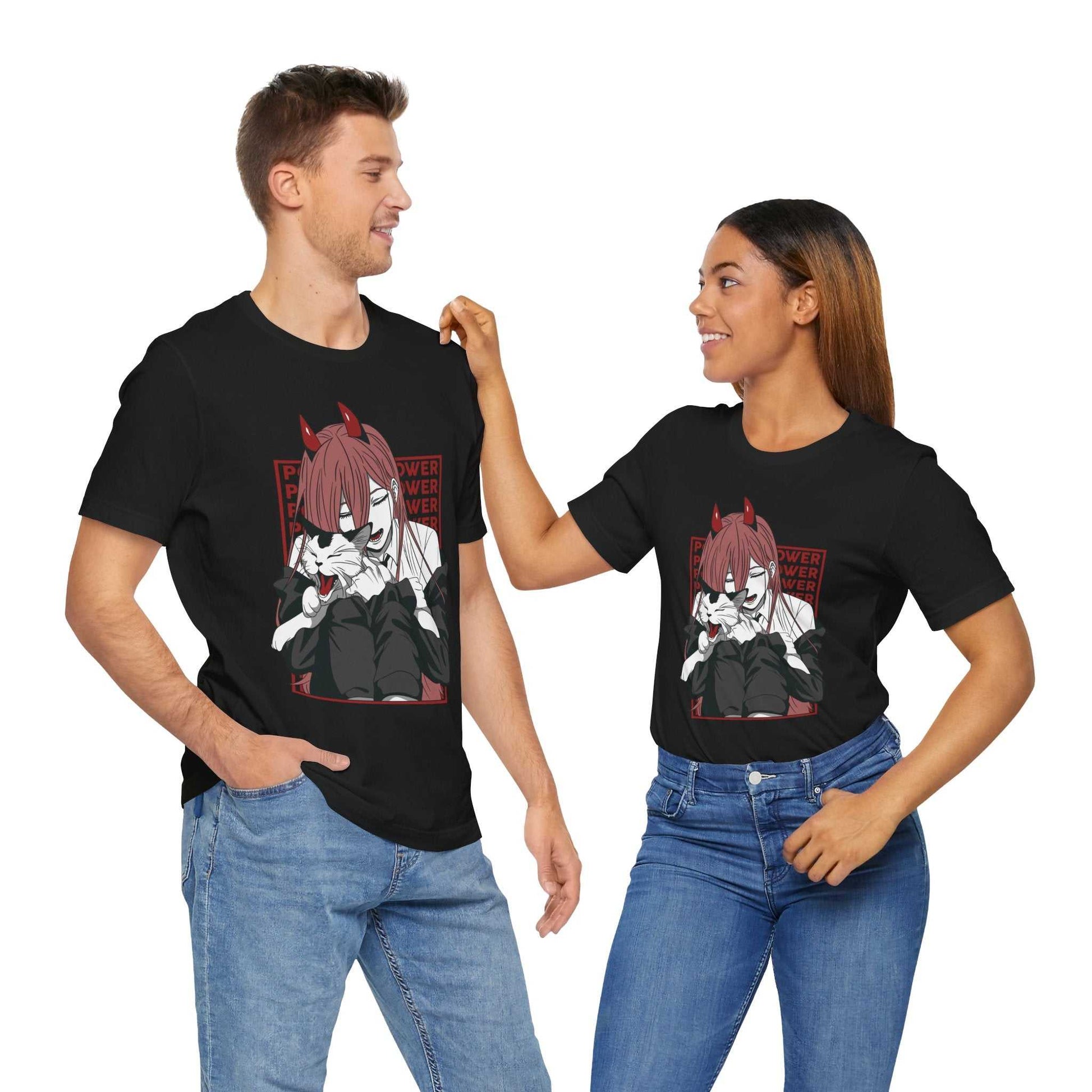 Power & Meowy Anime Shirt