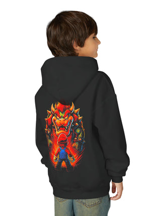 Mario & Yoshi Kids Hoodie — Colorful Gaming Graphic Youth Sweatshirt