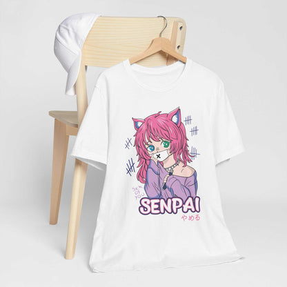 Senpai Cat Girl Shirt