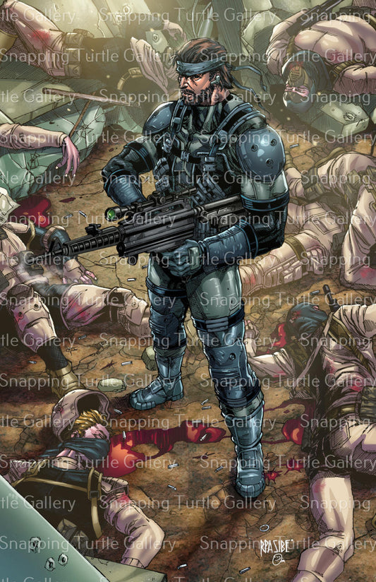 Metal Gear Solid Snake by Ryan Omi Snapping Turtle Gallery
