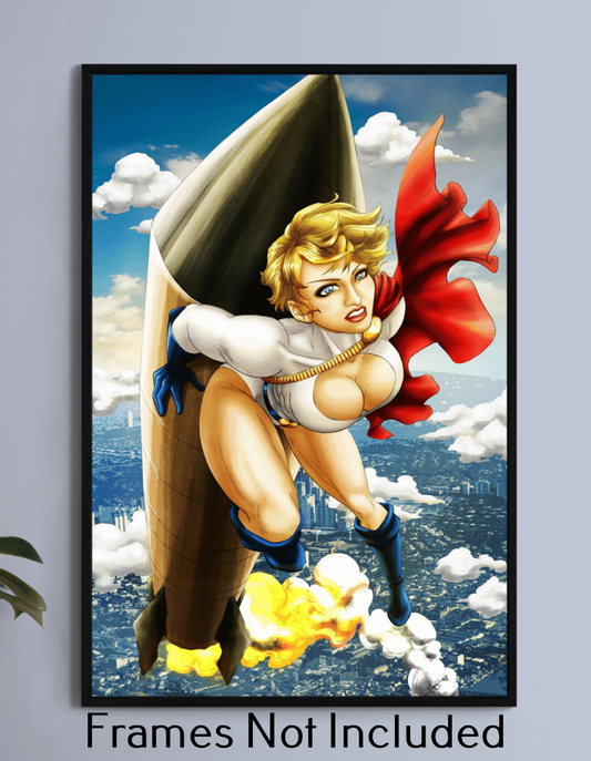 Power Girl Wall Art
