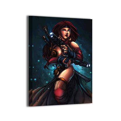 Gunmetal Bombshell Wall Art