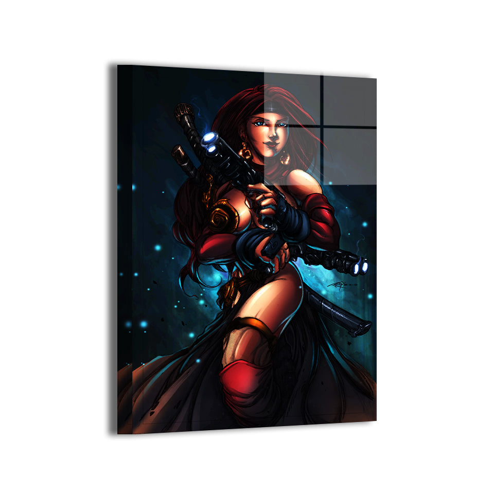 Gunmetal Bombshell Wall Art