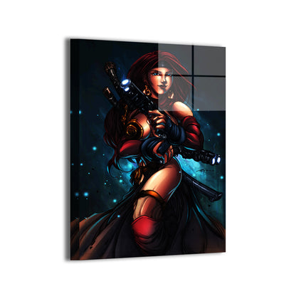 Gunmetal Bombshell Wall Art